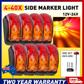 4-40x LED Clearance Lights Side Marker Lamp UTE Trailer Truck Caravan Lorry NEWA