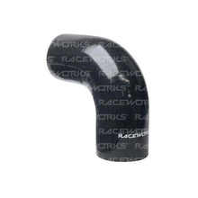 Load image into Gallery viewer, Raceworks Silicone 90 Elbow 2.5" (63mm) Black