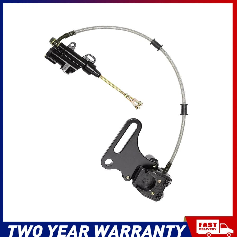 Hydraulic Rear Disc Brake Caliper System+Pad 110cc 125cc 140cc PIT Dirt Bike A