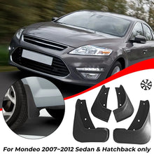 Load image into Gallery viewer, 4Pcs Black Mudguards Splash Guards Mud Flaps Mudflaps For Ford Mondeo 2007~2012