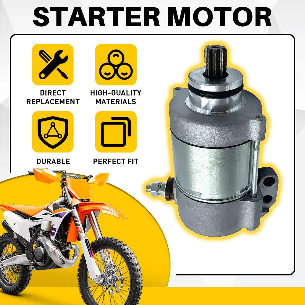 2x STARTER MOTOR FIT FOR Motorcycles Off-Road 300 EXC 2008 2009 2010 11-12 293cc
