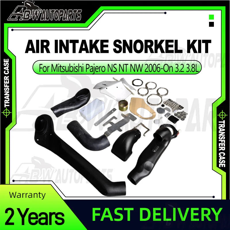 Snorkel Kit Air Intake V-Spec for Mitsubishi Pajero NT NW NS 3.2 3.8L 2006+