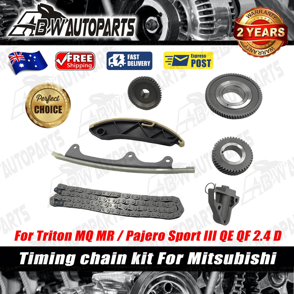 Timing Chain Kit Fit Mitsubishi L200 Triton Pajero Sport III 2.4D 4N15 2015-