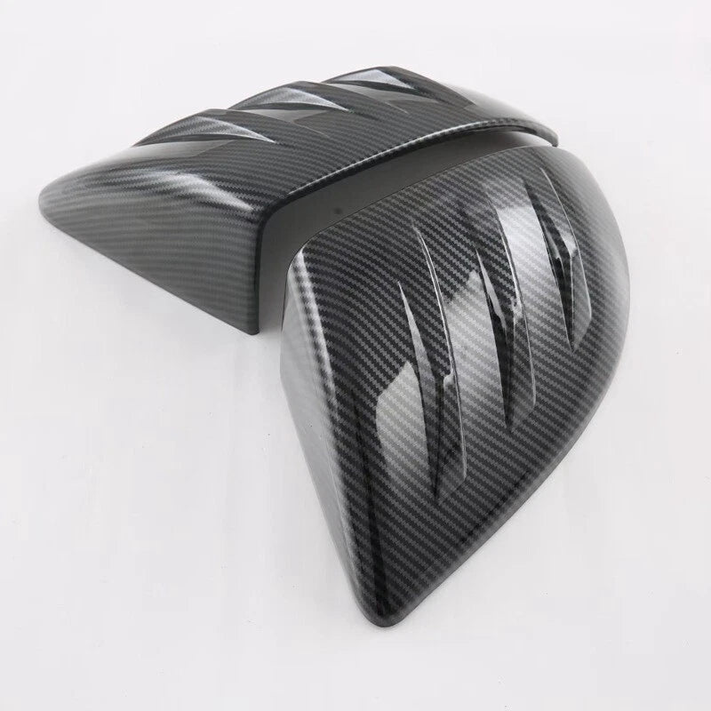 Pair Carbon Fiber Side Rearview Mirror Cap Cover Trim For MG4 MG 4 EV 2023-2025