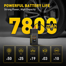 Load image into Gallery viewer, AUXITO 7800mAh Battery Car Tire Air Inflator Tyre Electric Pump Rechargeable 12V