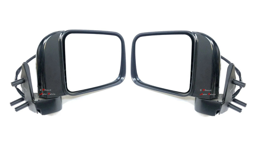 *NEW* DOOR MIRROR ( ELECTRIC BLACK ) for NISSAN NAVARA D22 2001- 2015 PAIR LH+RH