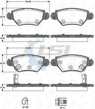 Load image into Gallery viewer, Rear Brake Pads and Disc Rotors for Holden ZAFIRA 2.2L 2001-05 BOSCH