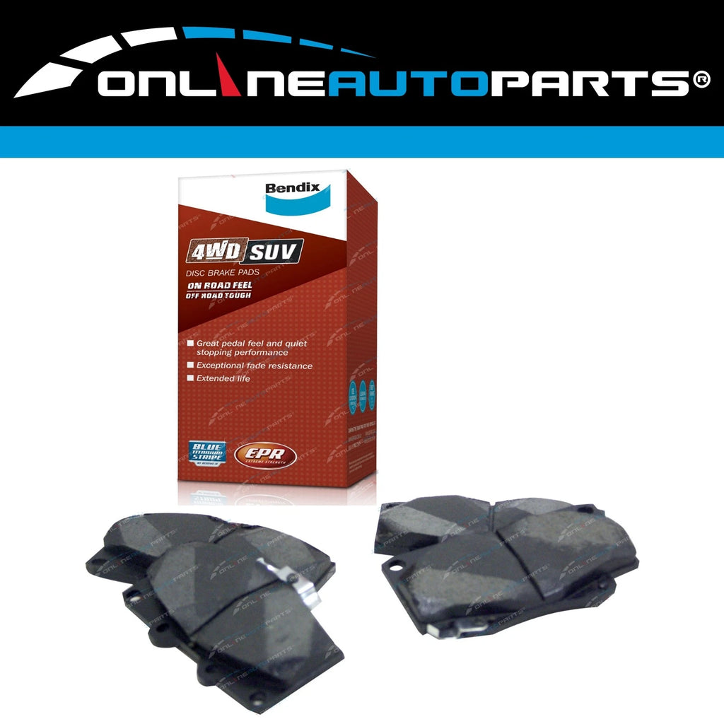 Bendix 4x4 Front Disc Brake Pads for Hilux KZN165 RZN169 RZN174 VZN167 VZN172