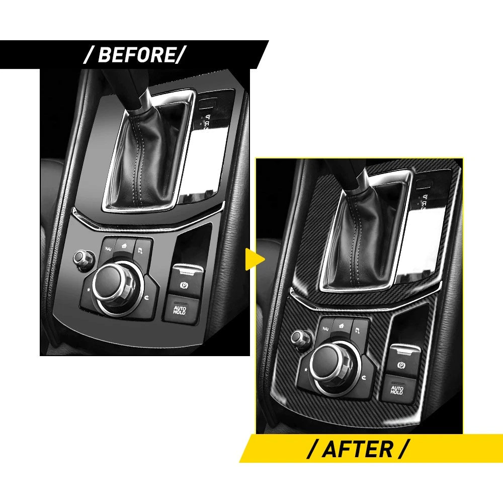 Car Accessories For Mazda CX5 2017-2021 Front Gear Frame Gear Shift Cover