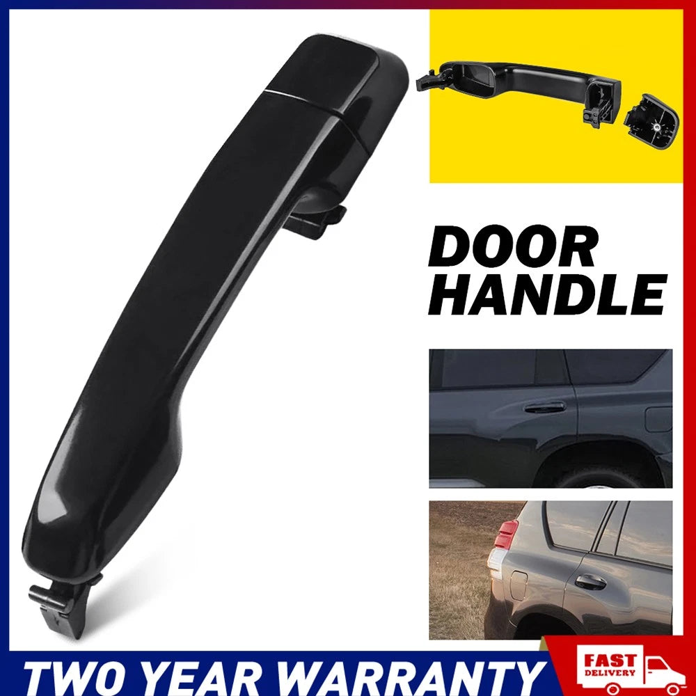 For Toyota Prado J150 Series 2009 2010-2020 Black Rear Outer Door Handle