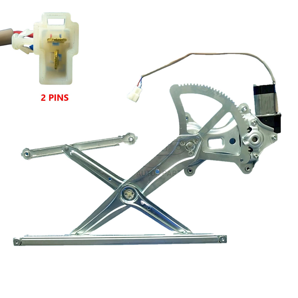 Front Right Window Regulator W/Motor 2 Pin for Toyota Hilux SR TGN/KUN/GGN 05-15
