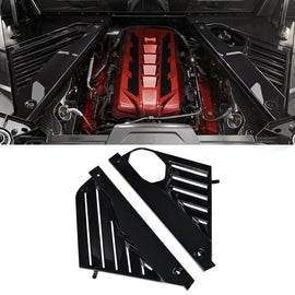 Black Engine Bay Panel Cover for Corvette C8 Stingray Coupe,C8.R Z51 2020-2024 S