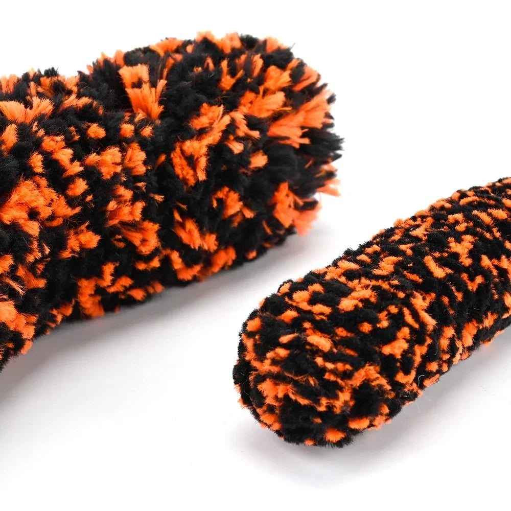 BEAR FORCE | Wheel Rim Cleaning Microfibre Plush Bendable Brush Set Pair X2