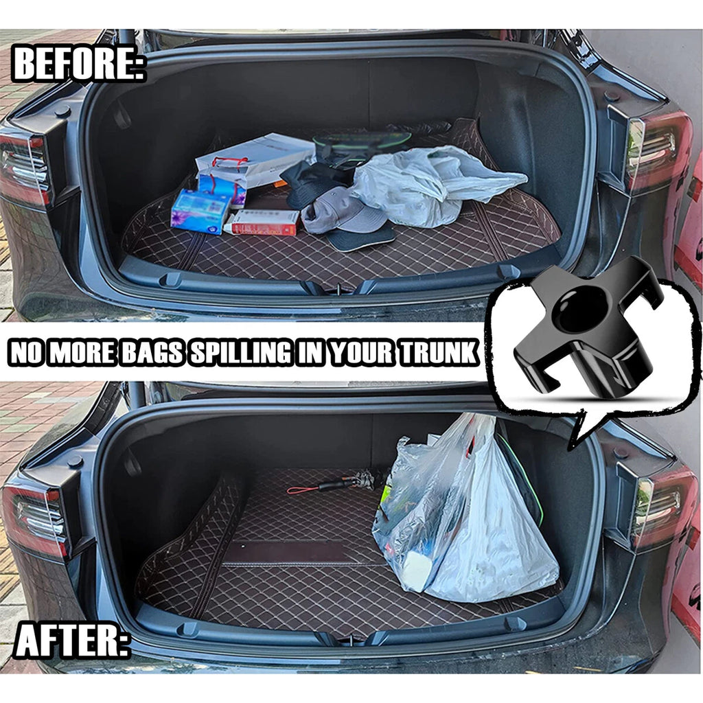 Black Trunk Grocery Bag Hook for Tesla Model 3 Interior Accessories 2017-2021 ST
