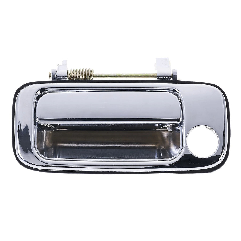 Front Left Chrome Outside Door Handle W/ Keyhole for Landcruiser J08 80 1990 -98