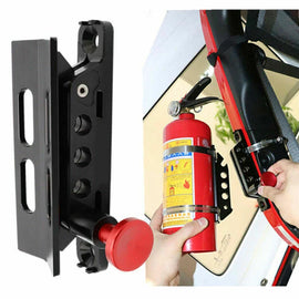Aluminum Alloy Car Adjustable Fire Extinguisher Mount Bracket for Jeep Wrangler