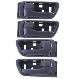 Door Handle Inner for Toyota Camry 02-06 Set of 4 Grey FRONT REAR LEFT+RIGHT