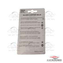 Load image into Gallery viewer, BAU15S Bayonet Globe Silver Coating Amber Indicator Light Globe S25 P21W 2pcs