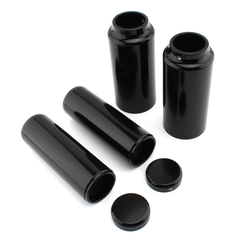 Fork Covers Upper Lower Fork Cover Cap for Harley Breakout FXSB 2013-2017 Black