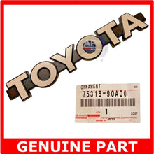 Load image into Gallery viewer, GENUINE Toyota LandCruiser 60 Series FJ62 HJ60 HJ61 Front Grille Badge Emblem