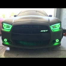 Load image into Gallery viewer, SRT LED Grill Emblem Badge(Multicolor)– Chasing RGBW  Car Logo Light features 120+ dynamic for Dodge, Chrysler &amp; Jeep-2