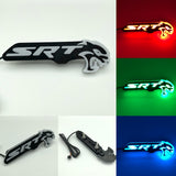 SRT Hellcat LED Logo – Multicolor RGB Illuminated Badge with Color Chasing LEDs,&  Multiple Color-Chasing Effects