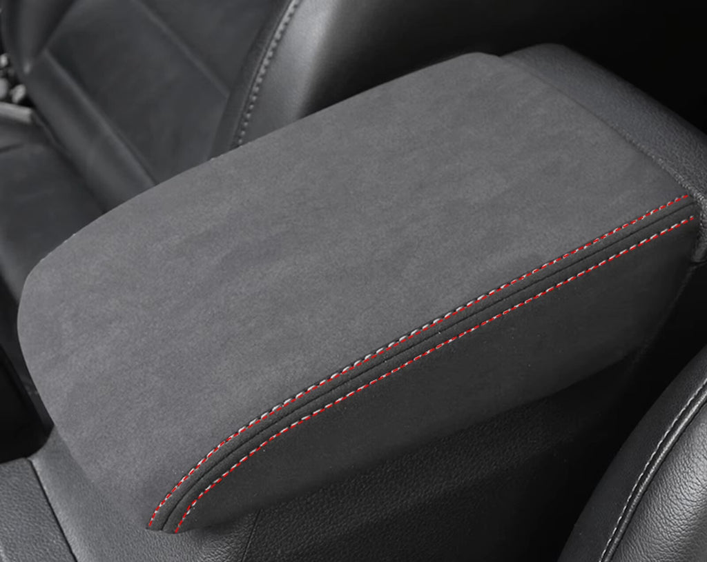 Premium Suede Leather Armrest Box Protector Cover for VW Golf 7 MK7 (2012–2019) – Central Console Interior Accessory – Multiple Color Variants Available