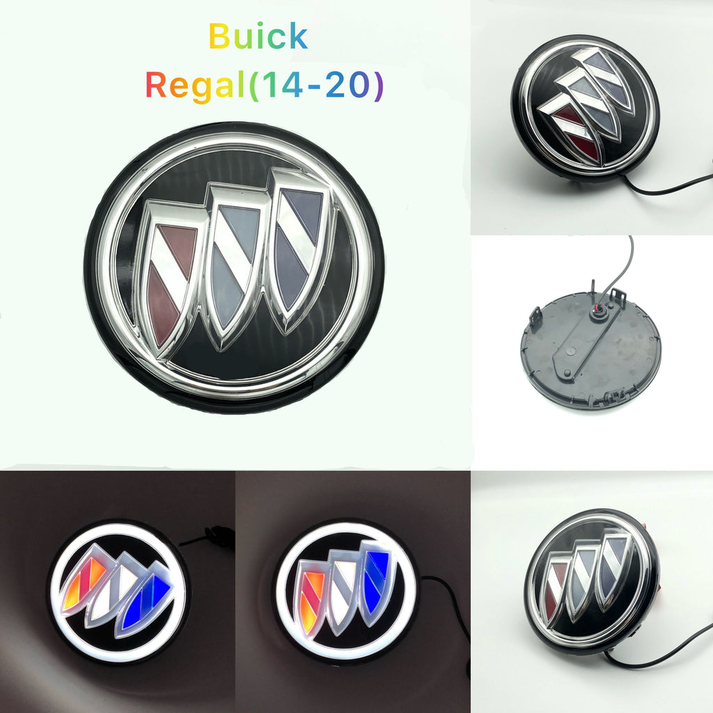 Buick logo light with LED Glow - Perfect Upgrade for LaCrosse/Regal/GL8/Verano-5