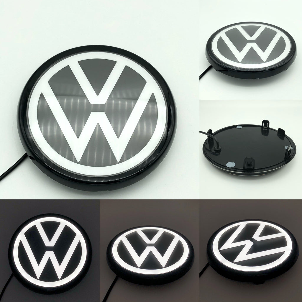 Volkswagen logo light VW logo Illuminated Front Emblem compatible with ACC radar-1