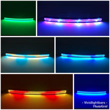 Load image into Gallery viewer, 41.5&quot; Curved RGB Chasing Halo Light Bar-3